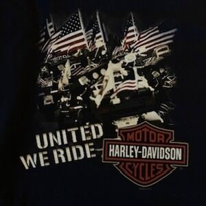 Harley Davidson T-Shirt United We Ride Four Rivers Paducah‎ KY Motorcycle Mens L